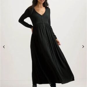 Hatch softest rib nursing dress